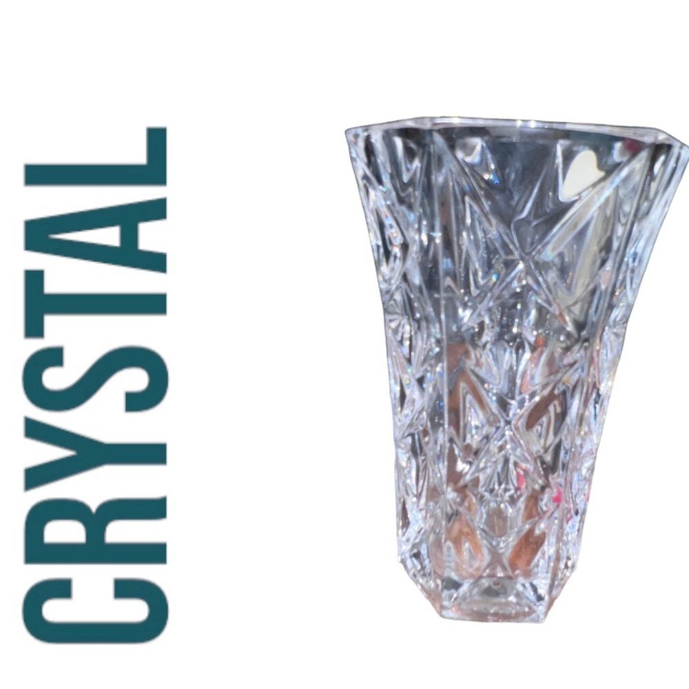 Leaded Crystal Vase - 5” - Picture 3 of 4